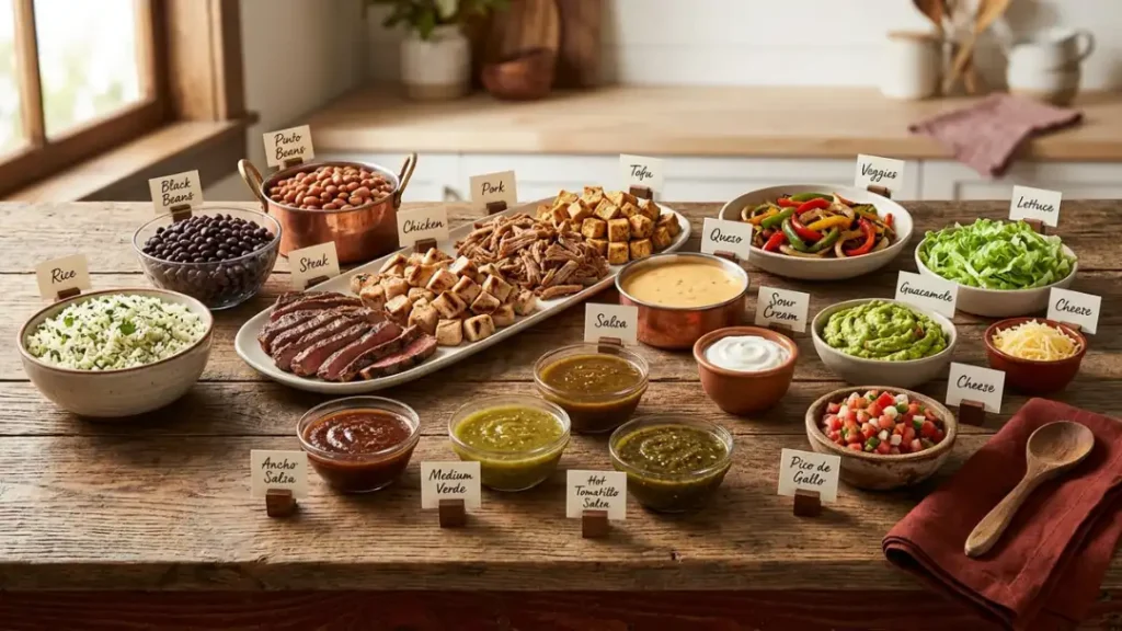 Pancheros Gluten Free menu options