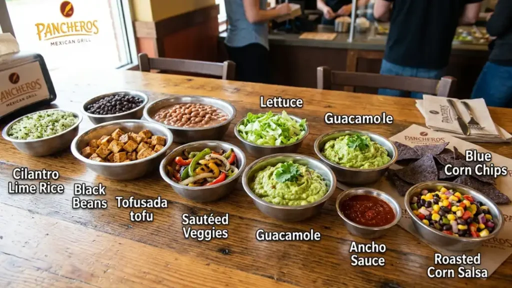 Pancheros Vegan menu